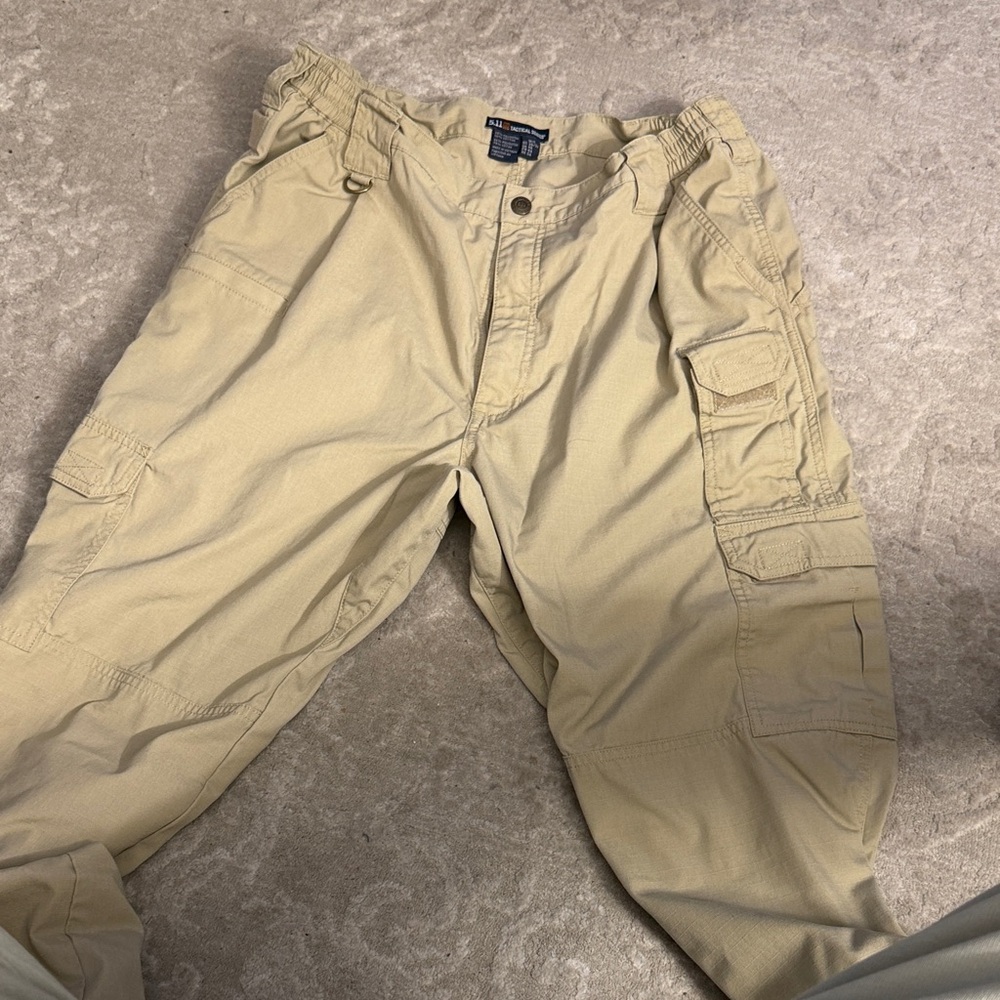 Men's 5.11 Tan Cargo Tactical Pants